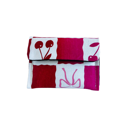 CHERRIES & SILK | SMALL PURSE