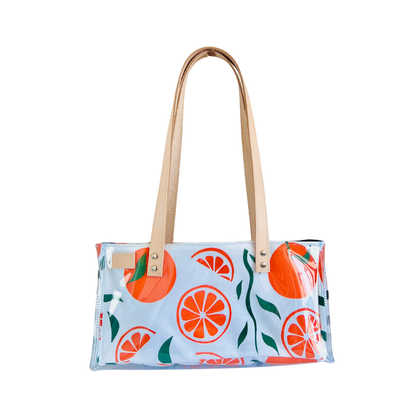 SWEET ORANGE | RECTANGULAR SHOULDER BAG