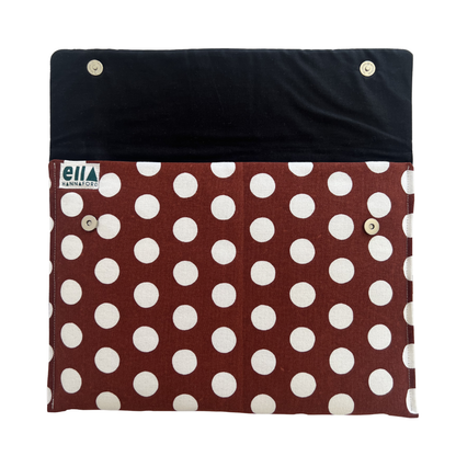 CREAM & COCOA | 15"/ 16" LAPTOP CASE