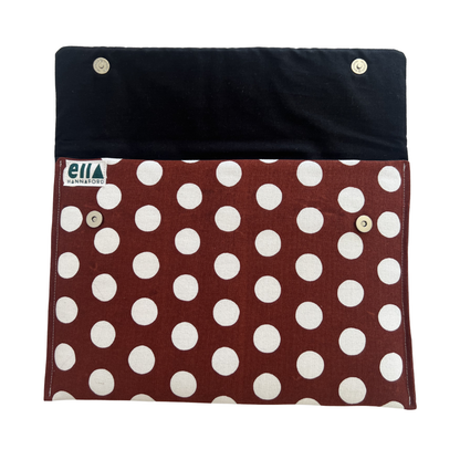 CREAM & COCOA | 13" / 14" LAPTOP CASE