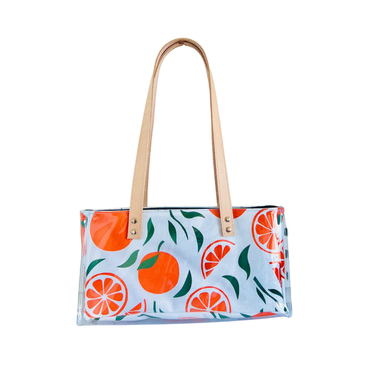 SWEET ORANGE | RECTANGULAR SHOULDER BAG