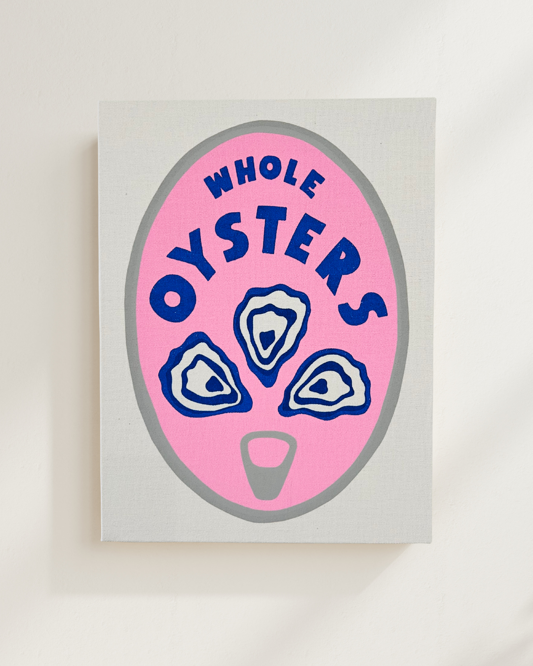 'OYSTERS AT APERITIF' 3OX40CM | ORIGINAL