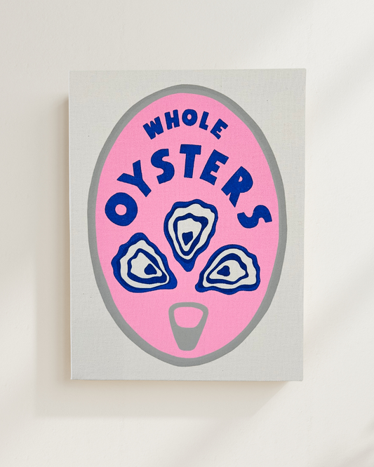 'OYSTERS AT APERITIF' 3OX40CM | ORIGINAL